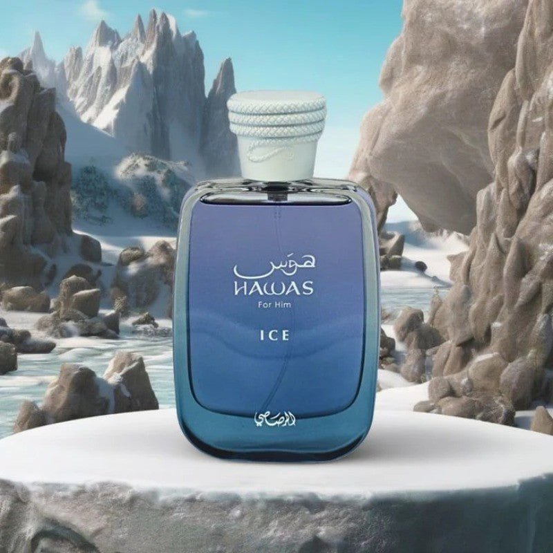 Perfume Árabe Rasasi Hawas Ice 100 ML. - Shopp Brasil