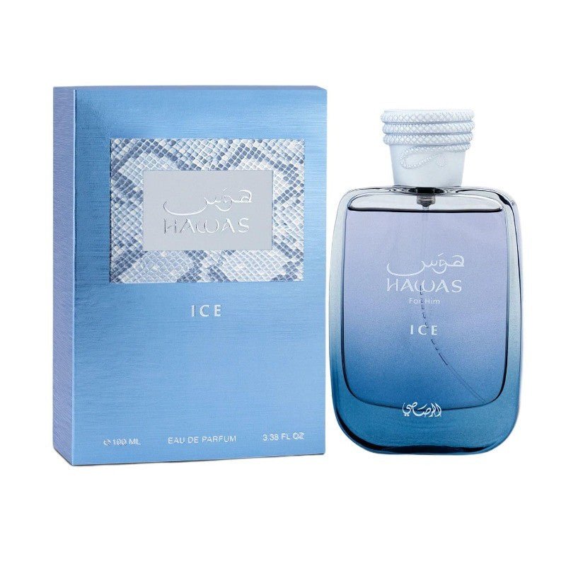 Perfume Árabe Rasasi Hawas Ice 100 ML. - Shopp Brasil