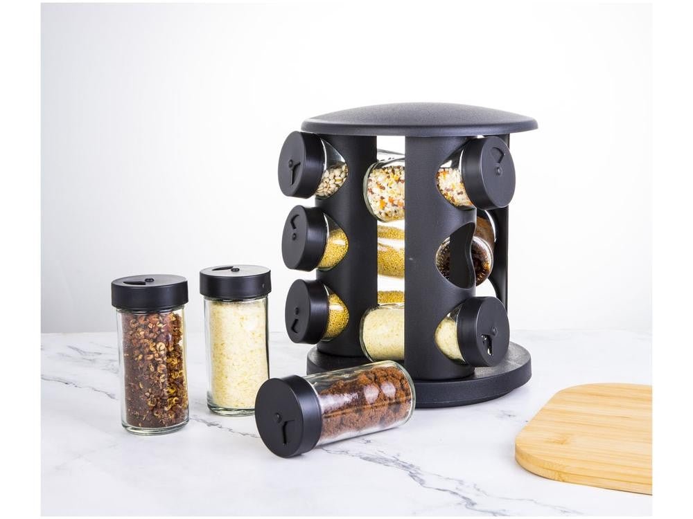 Porta - tempero de Vidro 10 Peças Brinox - Shopp Brasil