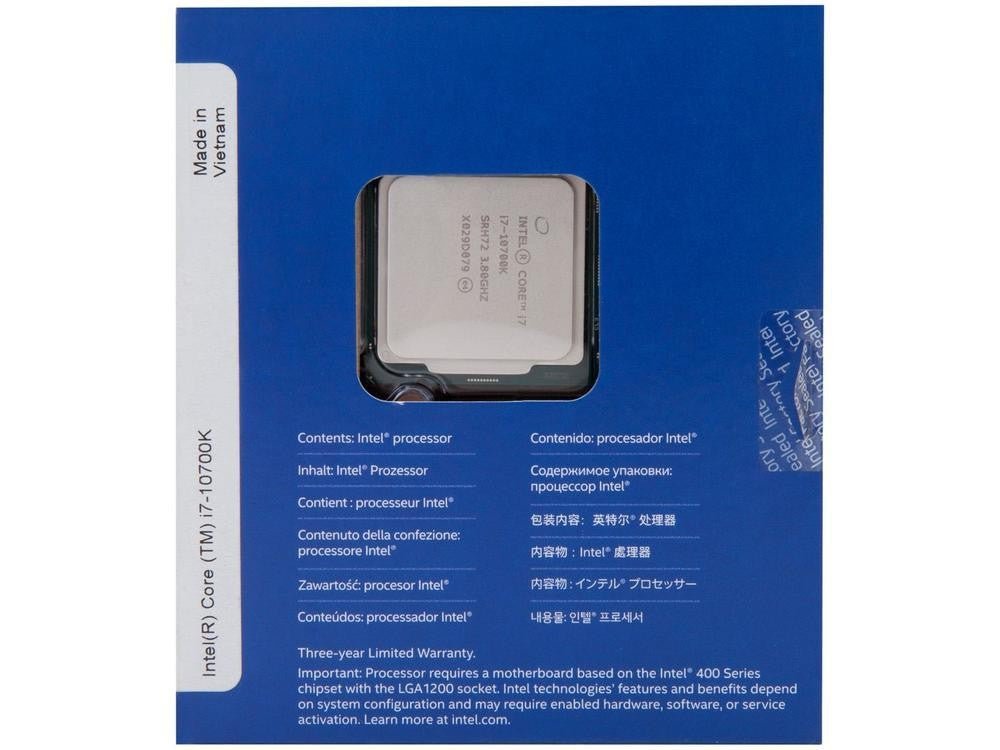 Processador Intel Core i7 10700K 3.80GHz - Shopp Brasil