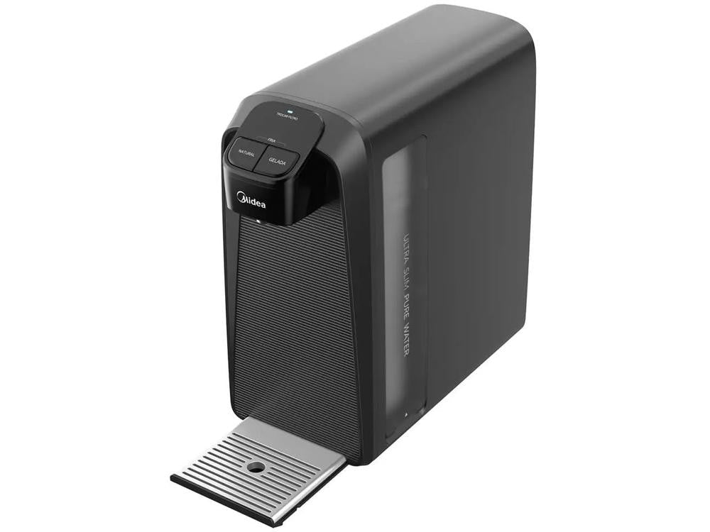 Purificador de Água Midea de Mesa e Parede Elétrico Cinza Slim Pure JDD2580TG. - Shopp Brasil