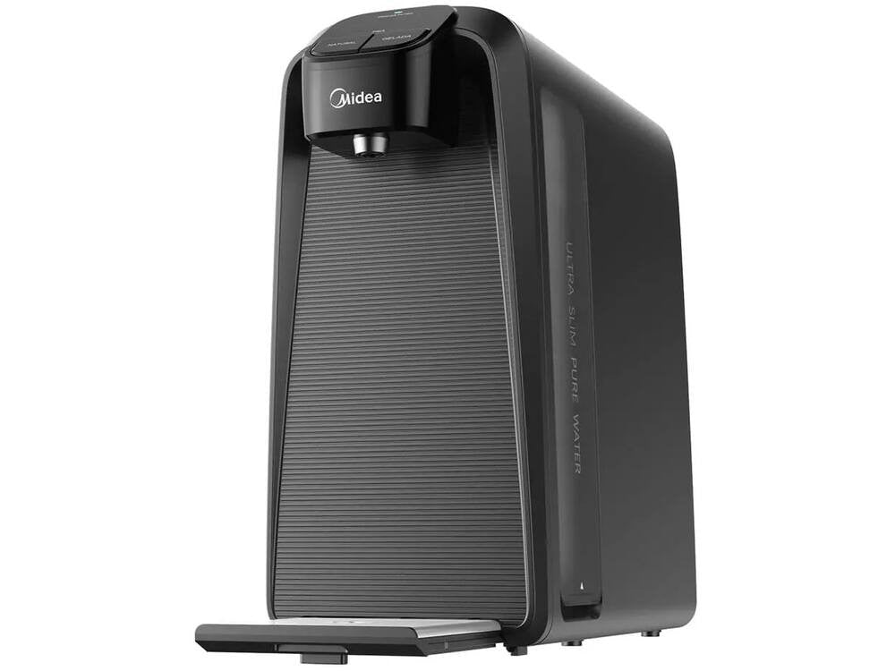 Purificador de Água Midea de Mesa e Parede Elétrico Cinza Slim Pure JDD2580TG. - Shopp Brasil
