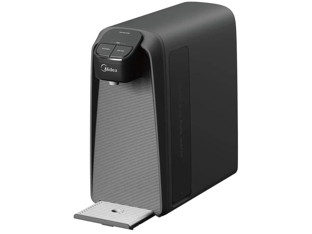 Purificador de Água Midea de Mesa e Parede Elétrico Cinza Slim Pure JDD2580TG. - Shopp Brasil