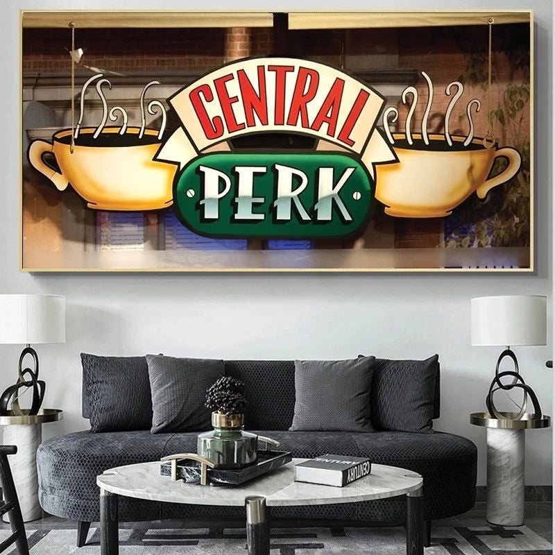 Quadro Central Perk Cafe - Shopp Brasil