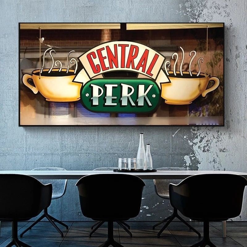 Quadro Central Perk Cafe - Shopp Brasil