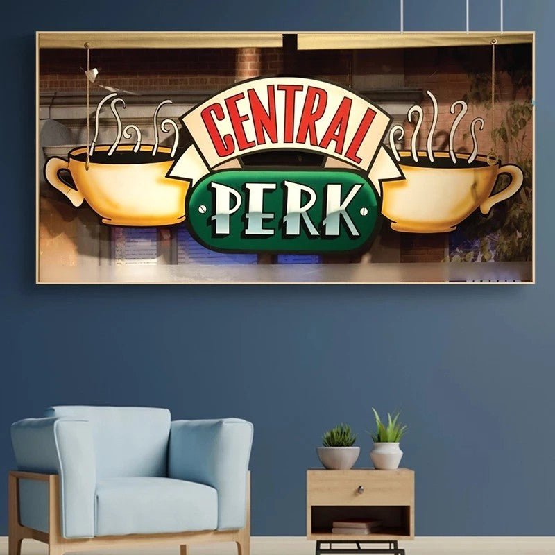 Quadro Central Perk Cafe - Shopp Brasil