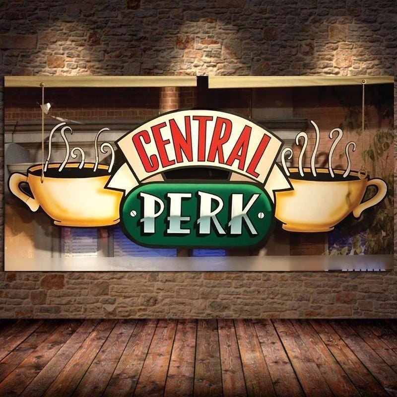 Quadro Central Perk Cafe - Shopp Brasil