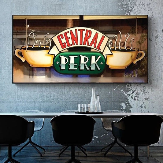 Quadro Central Perk Cafe - Shopp Brasil
