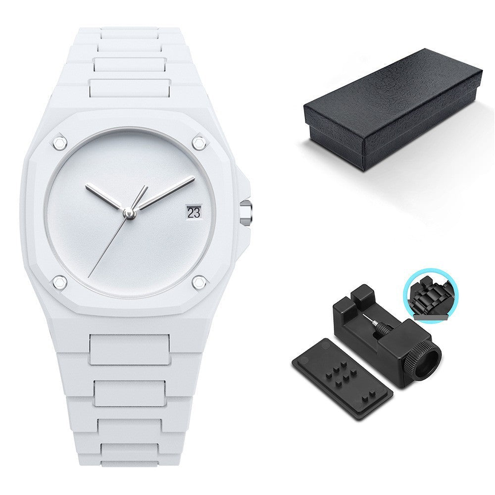 Relógio de quartzo masculino de plástico - Shopp Brasil