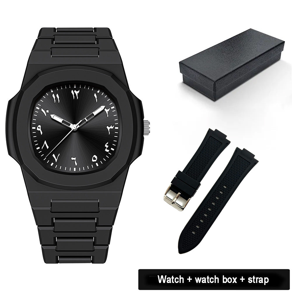 Relógio de quartzo masculino de plástico - Shopp Brasil