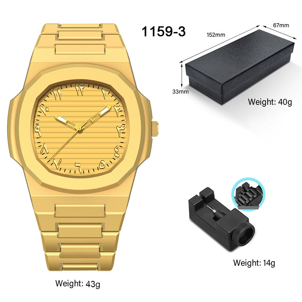 Relógio de quartzo masculino de plástico - Shopp Brasil