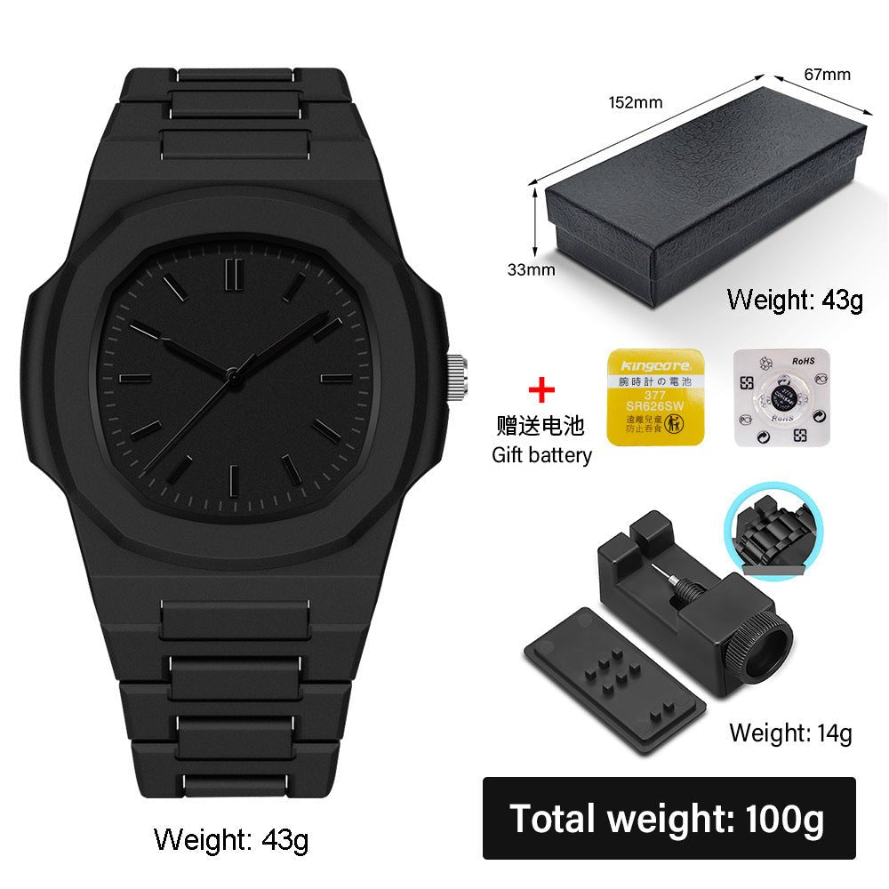 Relógio de quartzo masculino de plástico - Shopp Brasil