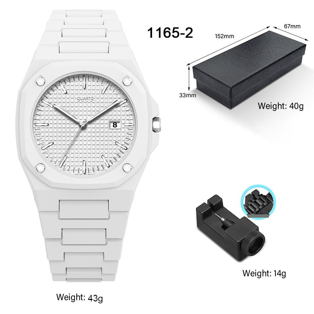 Relógio de quartzo masculino de plástico - Shopp Brasil