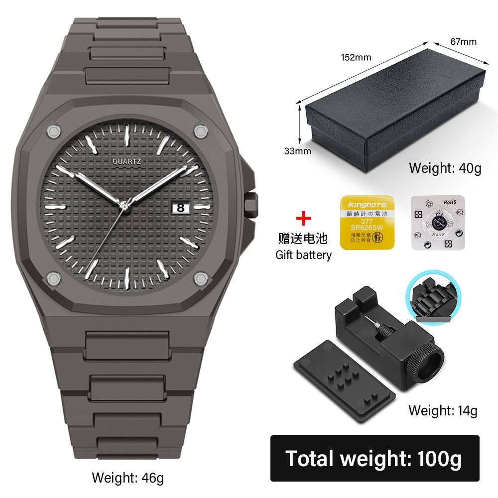 Relógio de quartzo masculino de plástico - Shopp Brasil