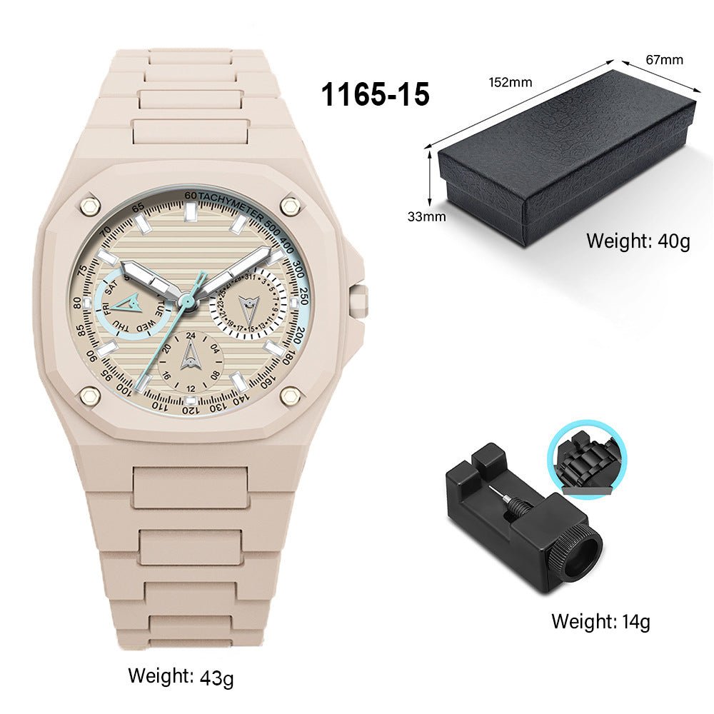 Relógio de quartzo masculino de plástico - Shopp Brasil