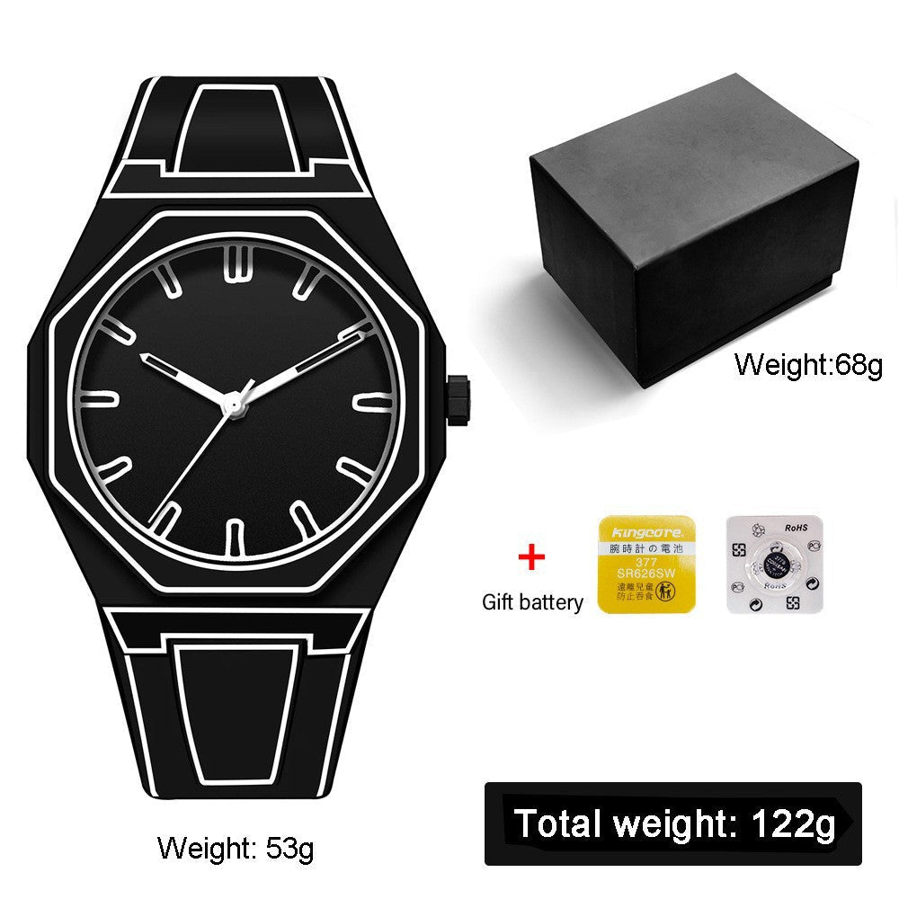 Relógio de quartzo masculino de plástico - Shopp Brasil