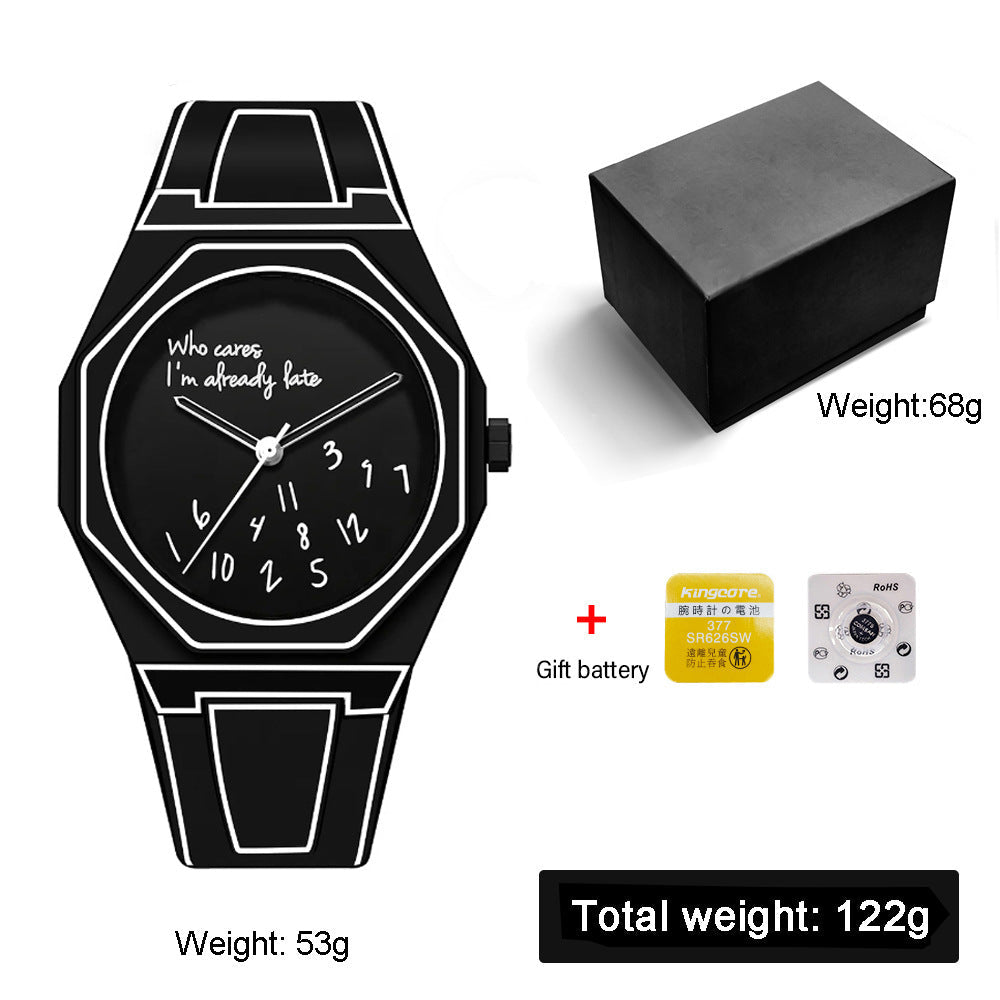 Relógio de quartzo masculino de plástico - Shopp Brasil