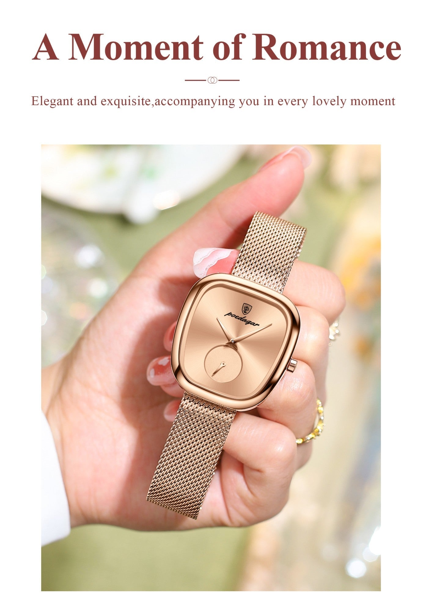 Relógio Feminino Luxo Poedagar. - Shopp Brasil