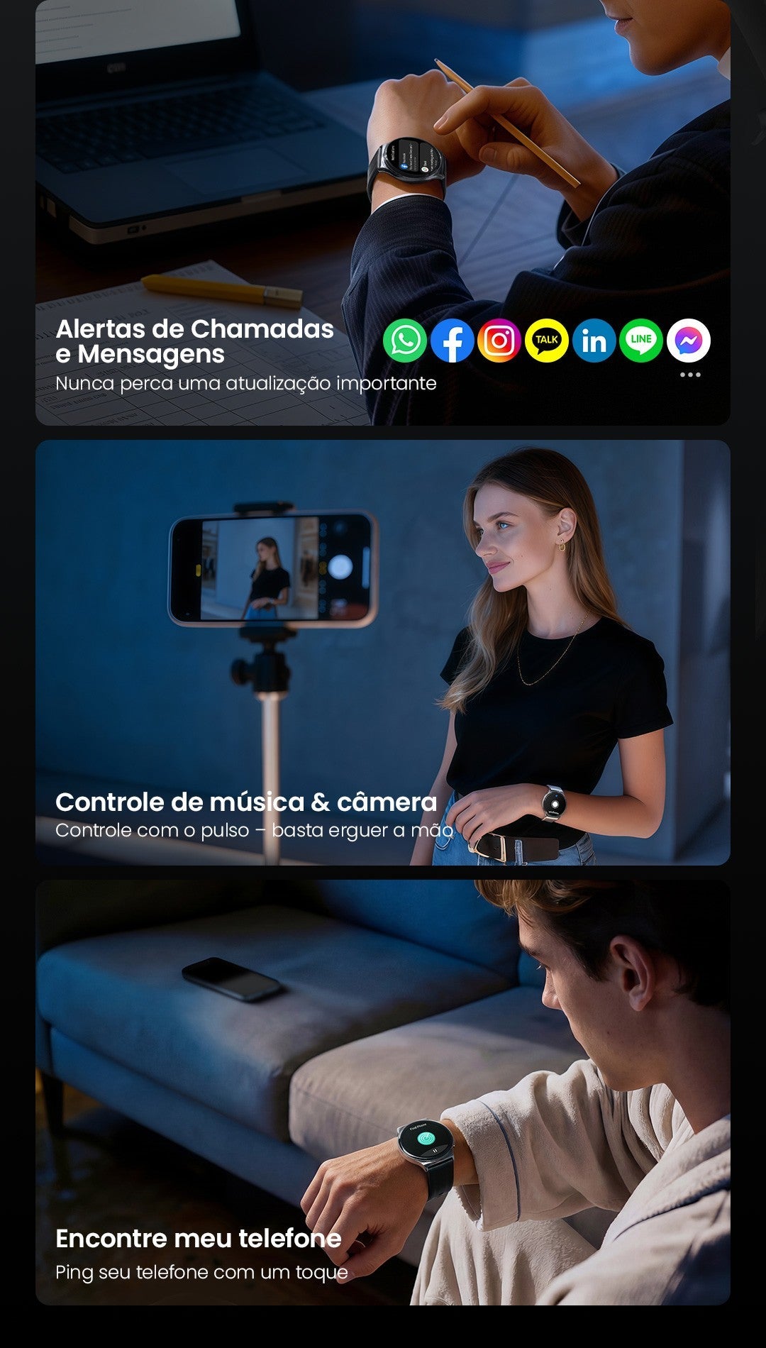 Relogio inteligente HAYLOU Solar Lite 2 AMOLED 24h Monitoramento de Saúde - Shopp Brasil