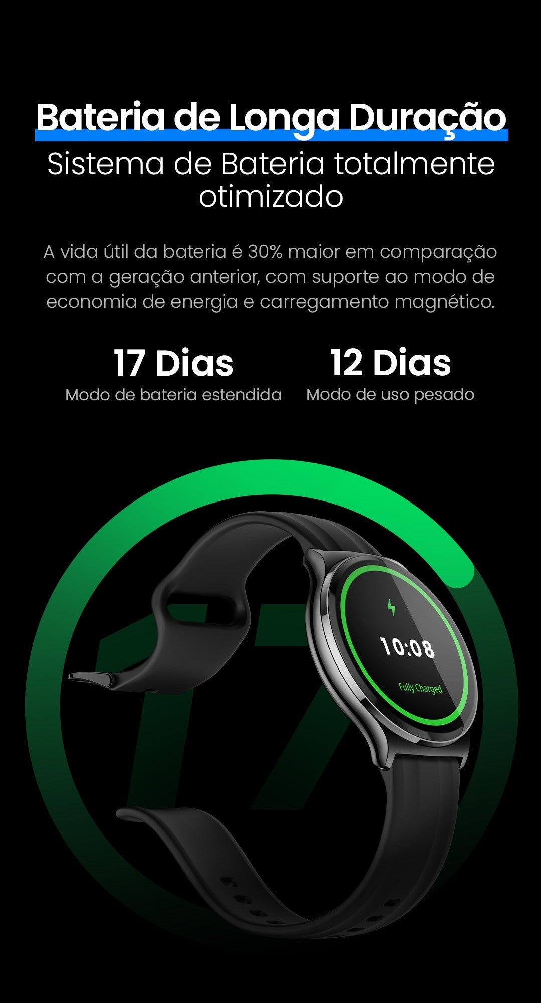 Relogio inteligente HAYLOU Solar Lite 2 AMOLED 24h Monitoramento de Saúde - Shopp Brasil