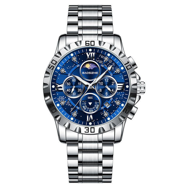 Relógio masculino automático com pulseira de aço - Shopp Brasil