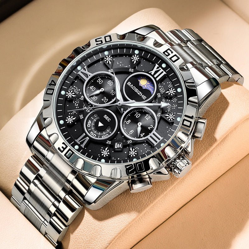 Relógio masculino automático com pulseira de aço - Shopp Brasil