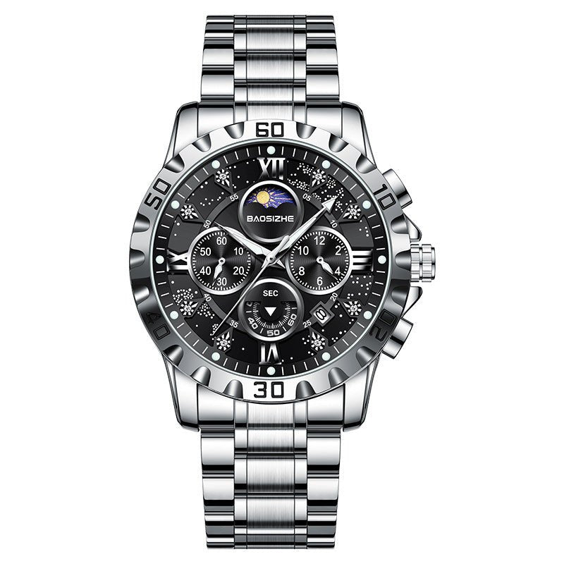 Relógio masculino automático com pulseira de aço - Shopp Brasil