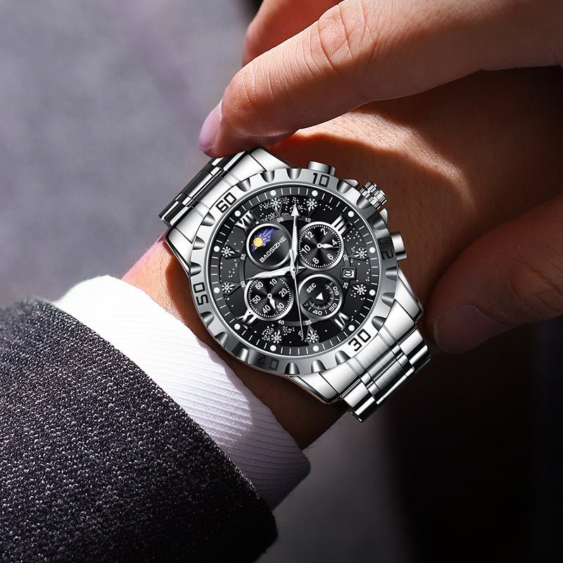 Relógio masculino automático com pulseira de aço - Shopp Brasil