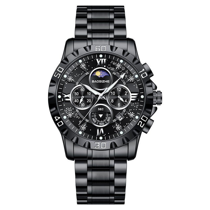 Relógio masculino automático com pulseira de aço - Shopp Brasil
