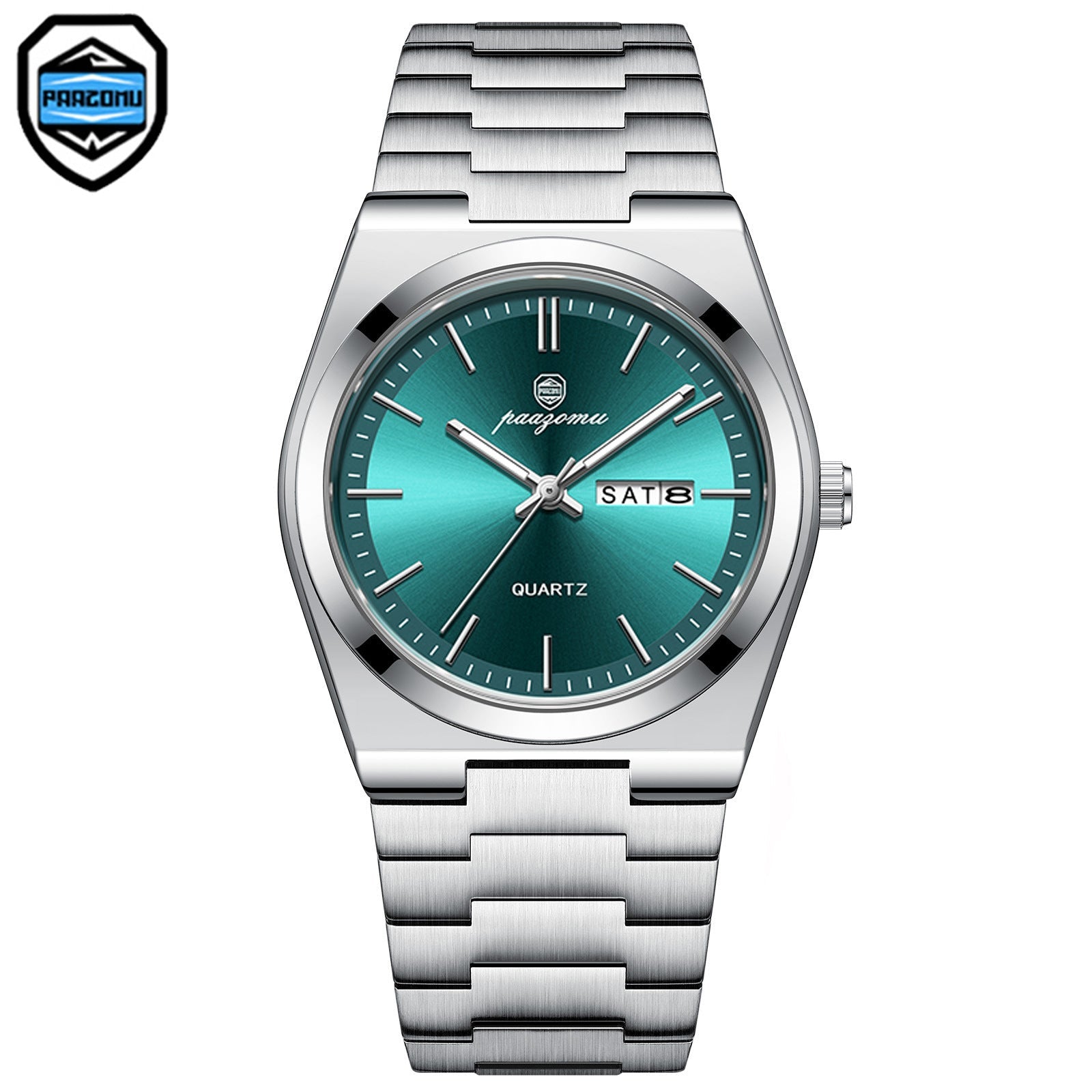 Relógio masculino de quartzo luminoso à prova d`água - Shopp Brasil