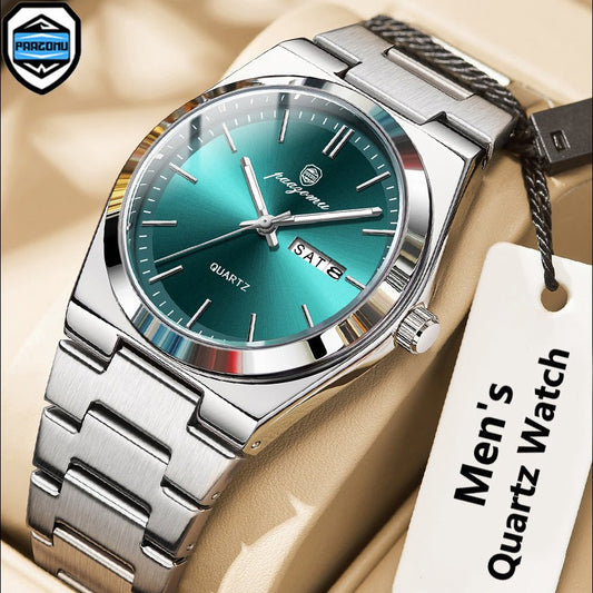 Relógio masculino de quartzo luminoso à prova d`água - Shopp Brasil