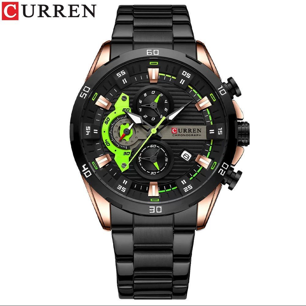 Relógio Masculino Executivo Marca Curren. - Shopp Brasil