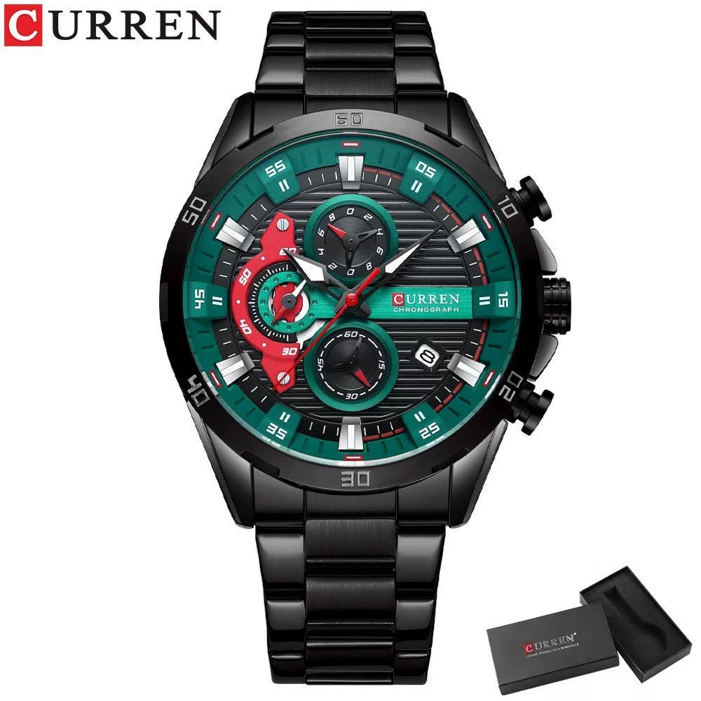 Relógio Masculino Executivo Marca Curren. - Shopp Brasil