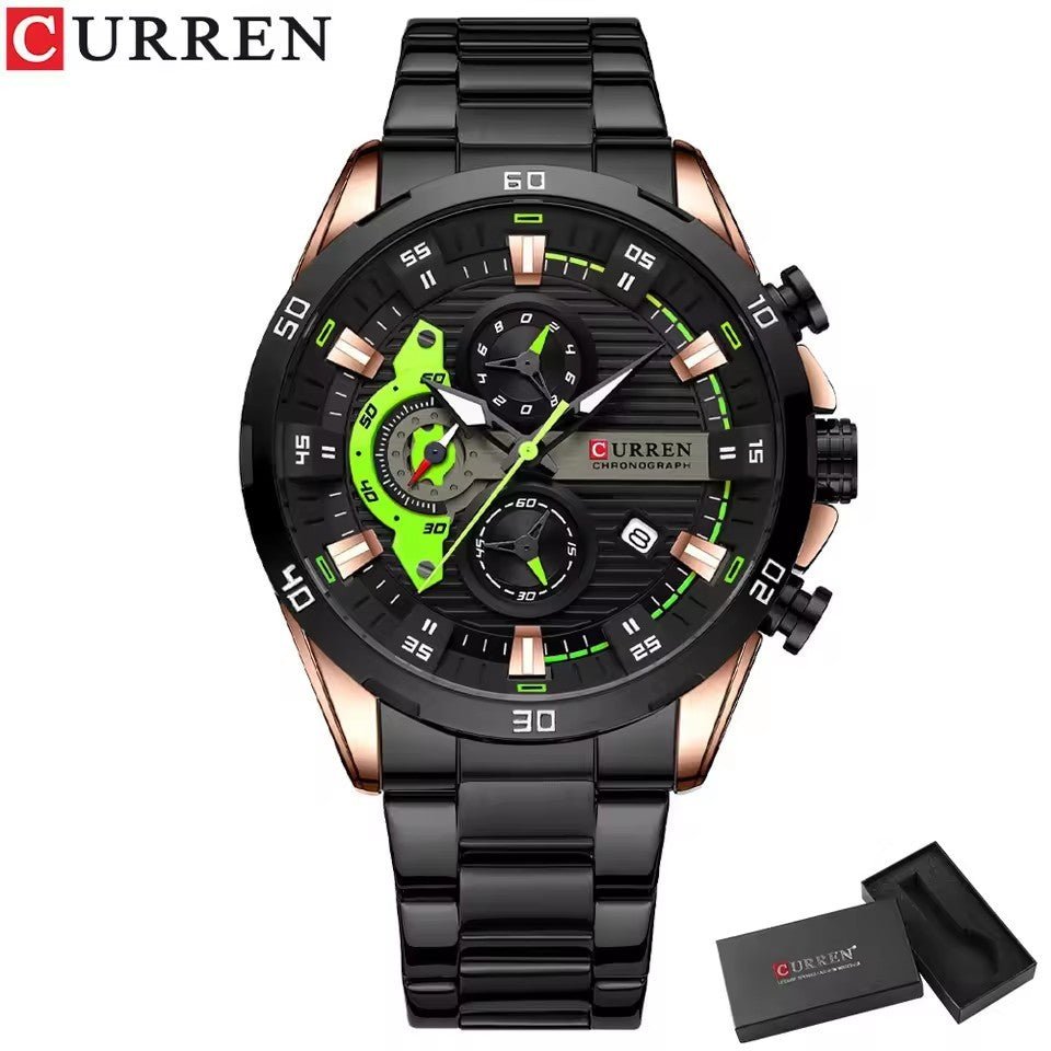 Relógio Masculino Executivo Marca Curren. - Shopp Brasil