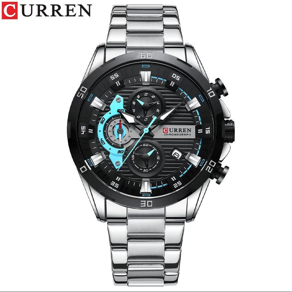 Relógio Masculino Executivo Marca Curren. - Shopp Brasil