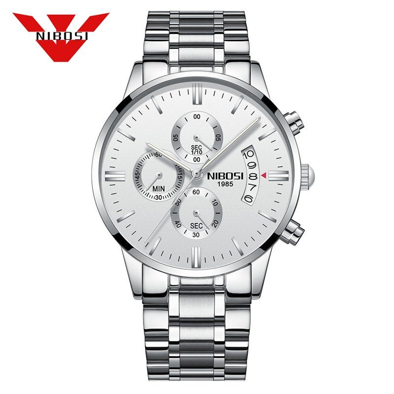 Relogio Masculino Nibosi Luxo. Presenteie Seu Amor. - Shopp Brasil