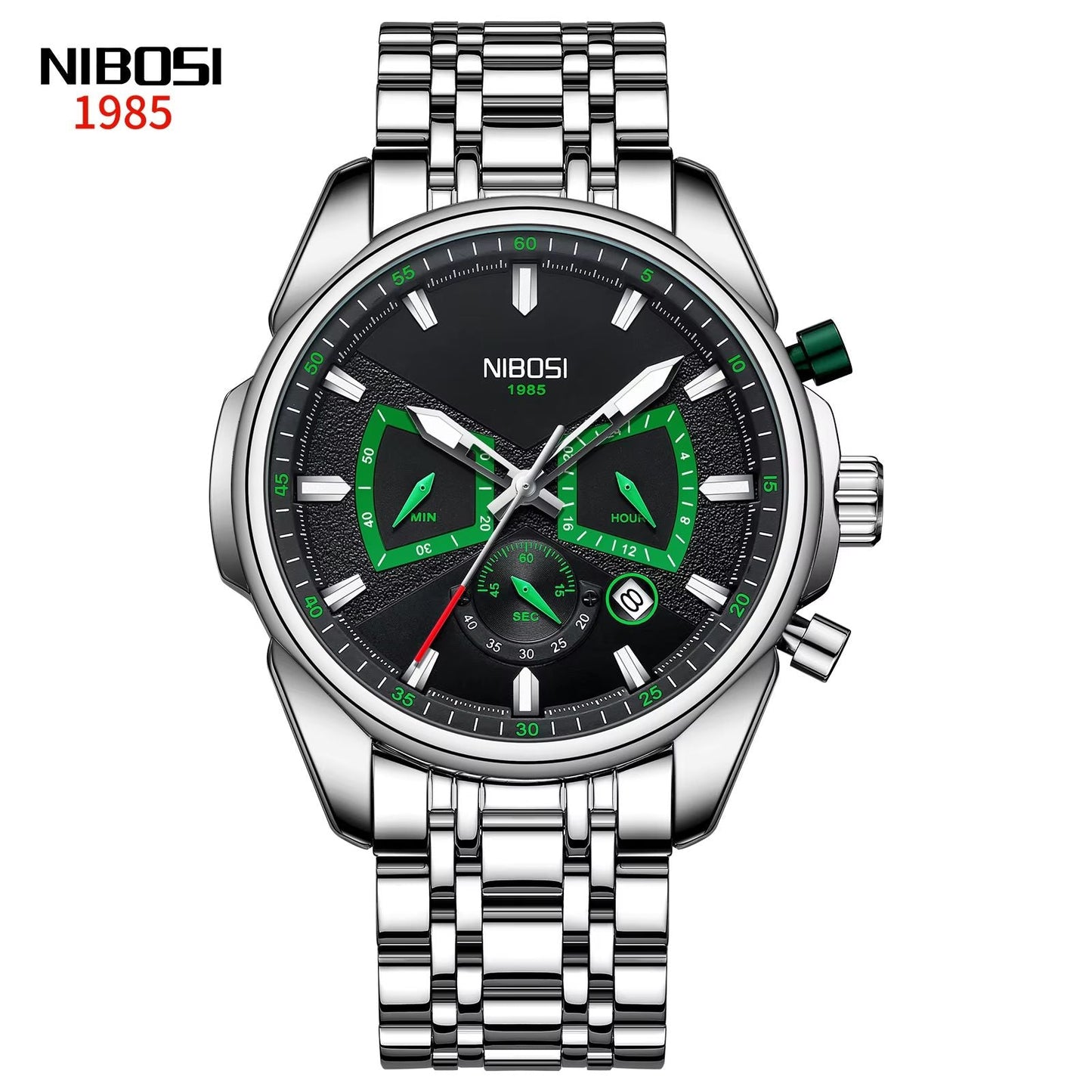 Relogio Masculino Nibosi Luxo. Presenteie Seu Amor. - Shopp Brasil