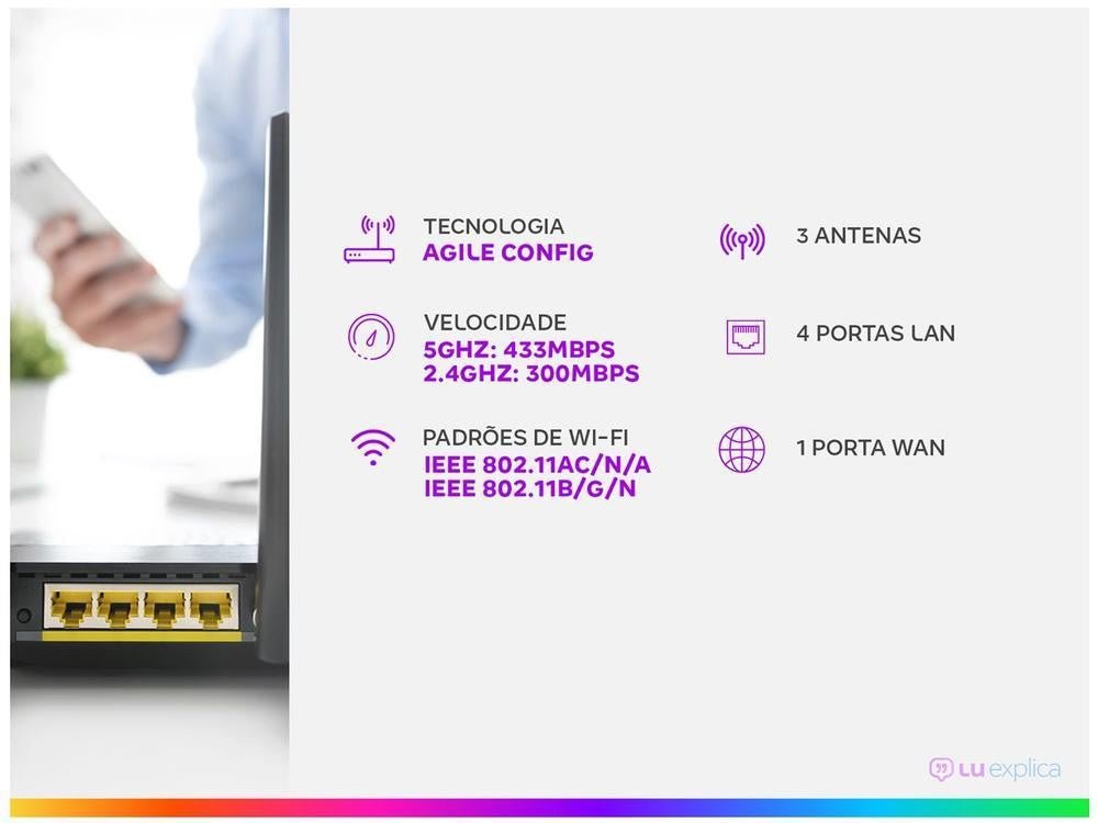Roteador TP - Link Archer C20 W 433Mbps - Shopp Brasil