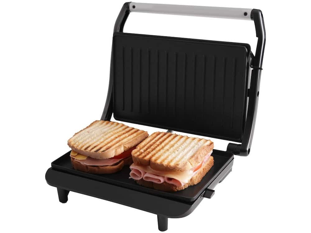 Sanduicheira/Grill Britânia Prensa BGR27I 2 em 1 Prata 850W - 110V - Shopp Brasil