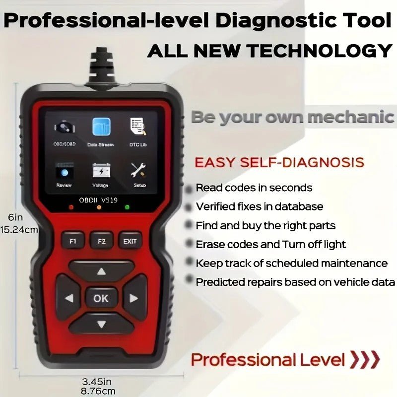 Scanner OBD2 V519 - Inspeção e Diagnóstico de Falhas de Veículos. - Shopp Brasil
