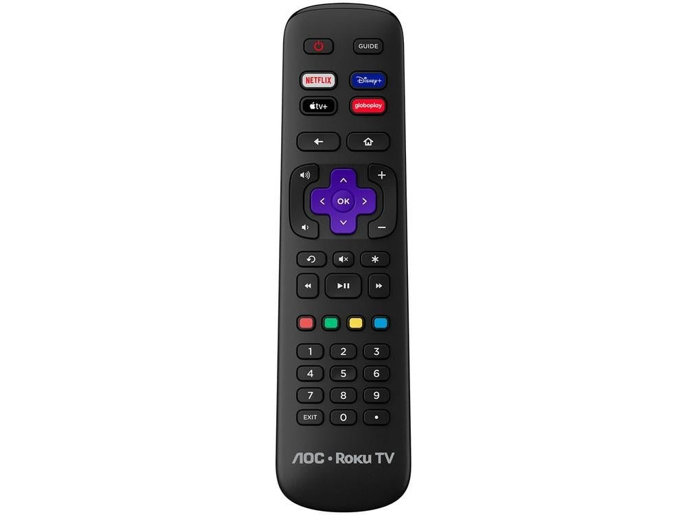 Smart TV 50" AOC 4K DLED 50U7045/78G Roku TV Quad Core 3 HDMI - Shopp Brasil