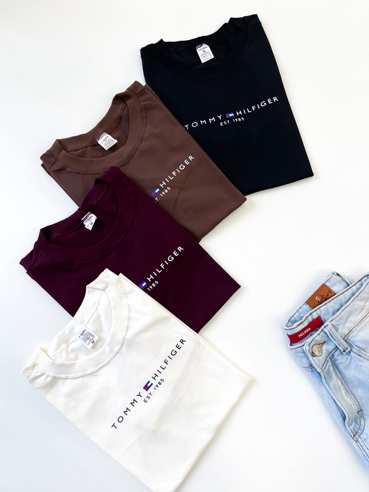 T-Shirt Feminina Estampada Tommy Ref. 200 - Shopp Brasil