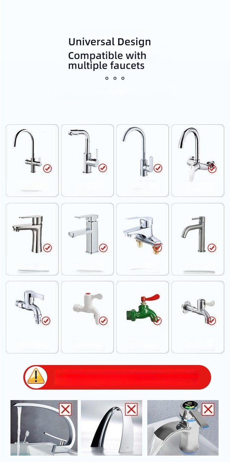 Torneira da cozinha de aço inoxidável purificador de água purificação de água. - Shopp Brasil