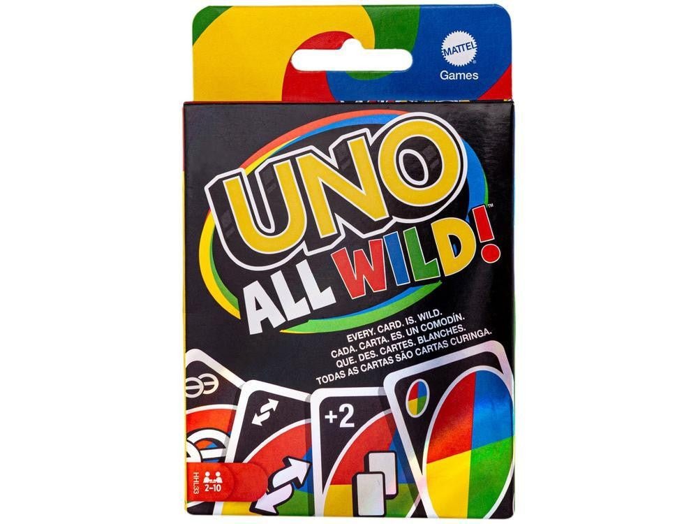 Um Jogo de Cartas All Wild Uno - Shopp Brasil