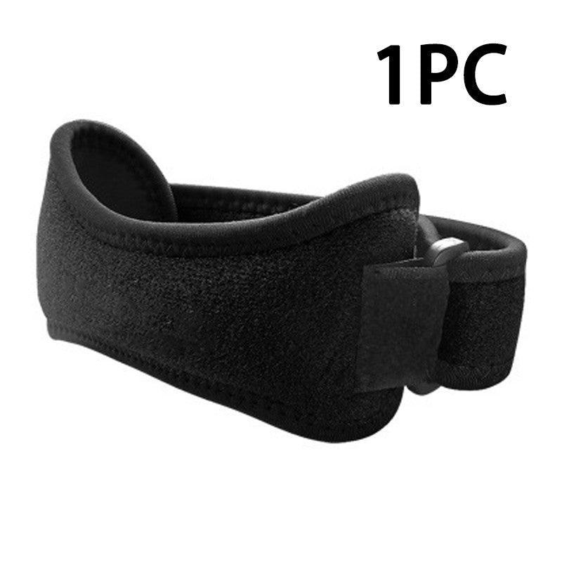 Uma peça de joelheira de ajuste com absorção de choque e suporte para tendão - Shopp Brasil