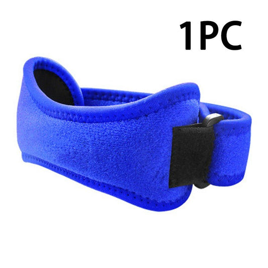 Uma peça de joelheira de ajuste com absorção de choque e suporte para tendão - Shopp Brasil