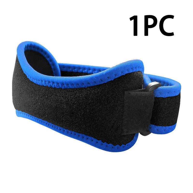 Uma peça de joelheira de ajuste com absorção de choque e suporte para tendão - Shopp Brasil